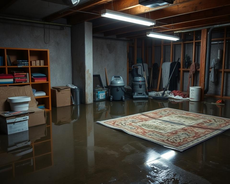basement flood cleanup