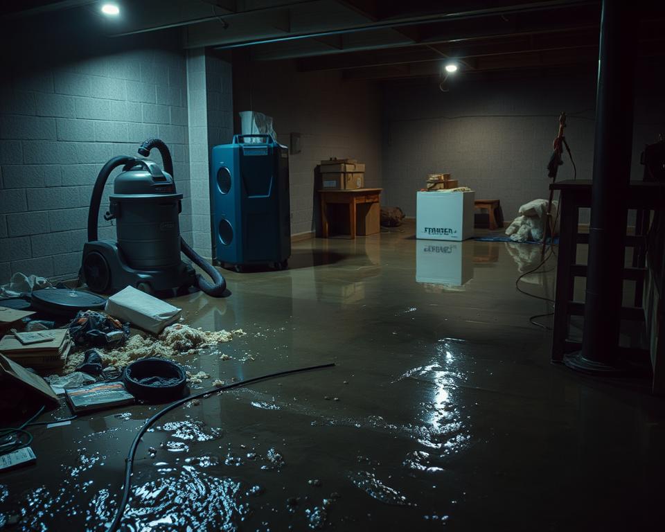 basement flood cleanup