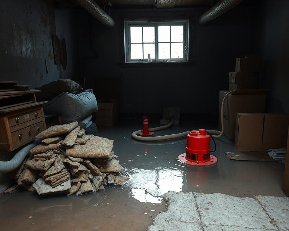 basement flood cleanup