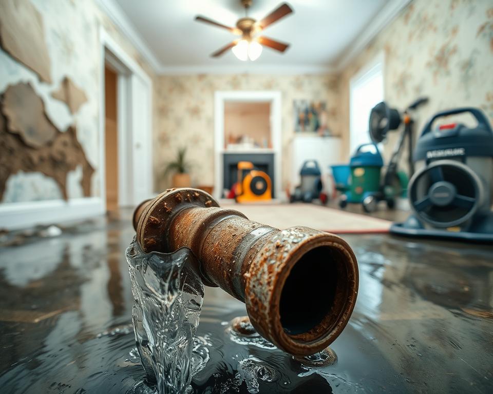 burst pipe restoration services