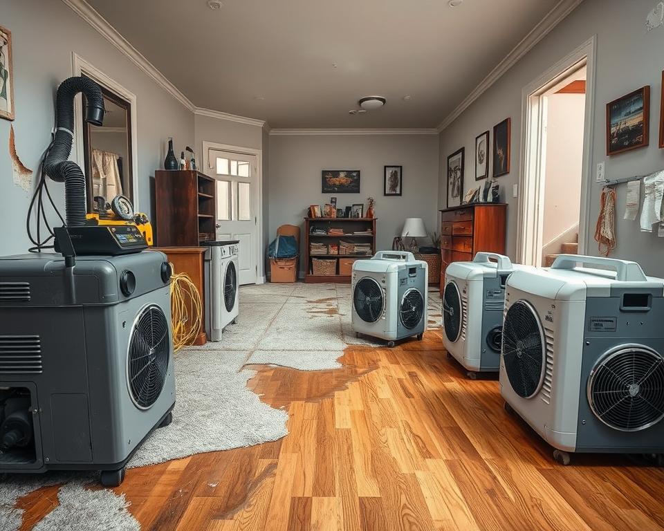 water damage restoration equipment