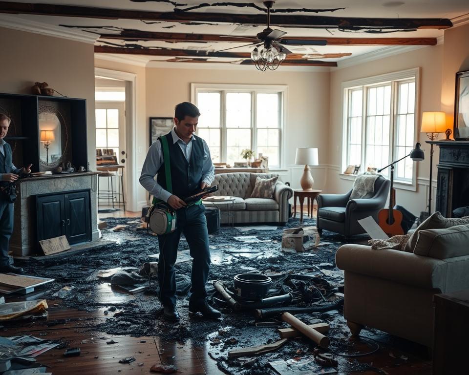 Fire damage restoration and water mitigation specialists