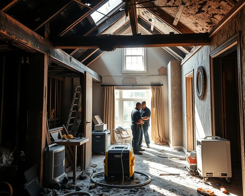 Fire damage restoration and water mitigation Fire damage restoration and water mitigation
