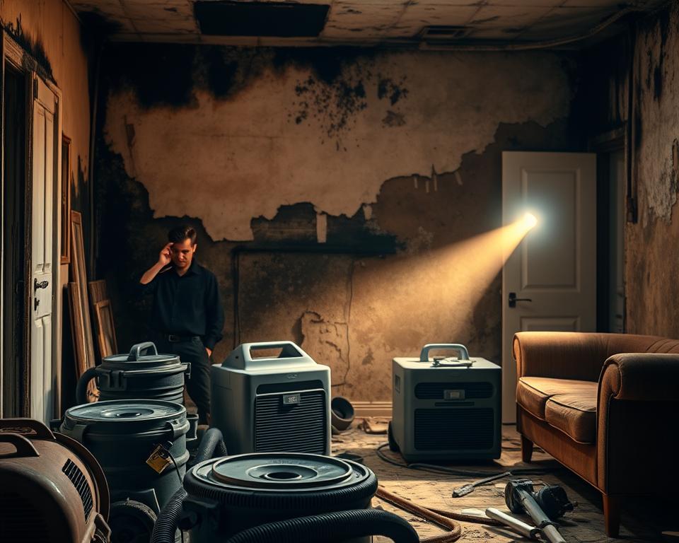 Fire damage restoration services